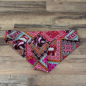 Victoria's Secret Pink Patchwork Bikini Swimsuit Bottom